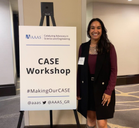 Eva Hernandez-Janer Selected for AAAS CASE Workshop
